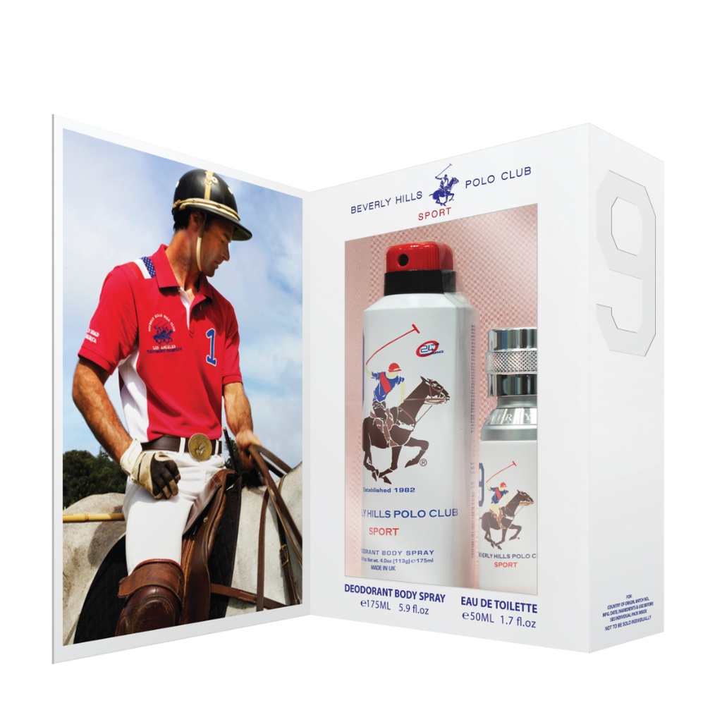 BEVERLY HILLS POLO CLUB : 9  EAU DE TOILETTE 50ML VAPO+ DEODORANT SPRAY